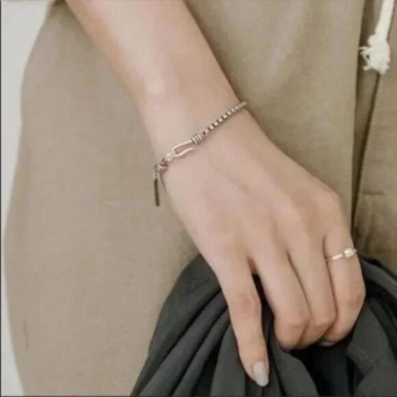 \\ NEW \\ S925 STERLING SILVER CHAIN BRACELET - Picture 6 of 7